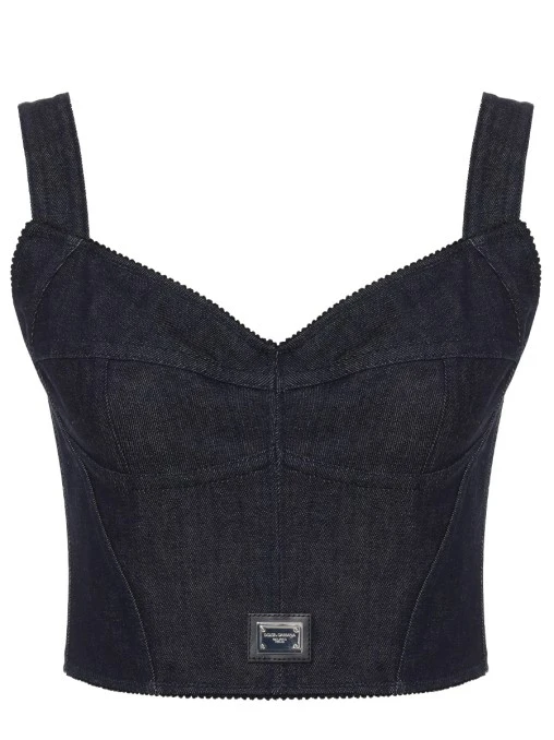 Топ джинсовый DOLCE & GABBANA