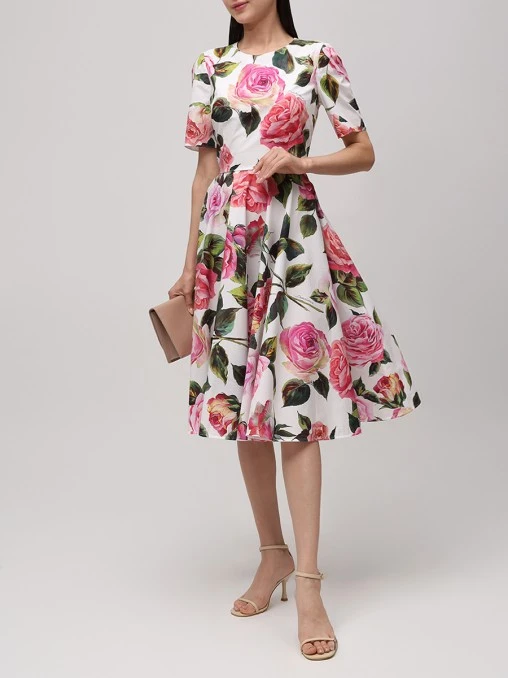 Платье хлопковое DOLCE & GABBANA