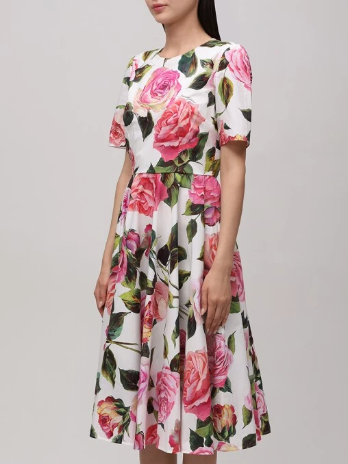 Платье хлопковое DOLCE & GABBANA