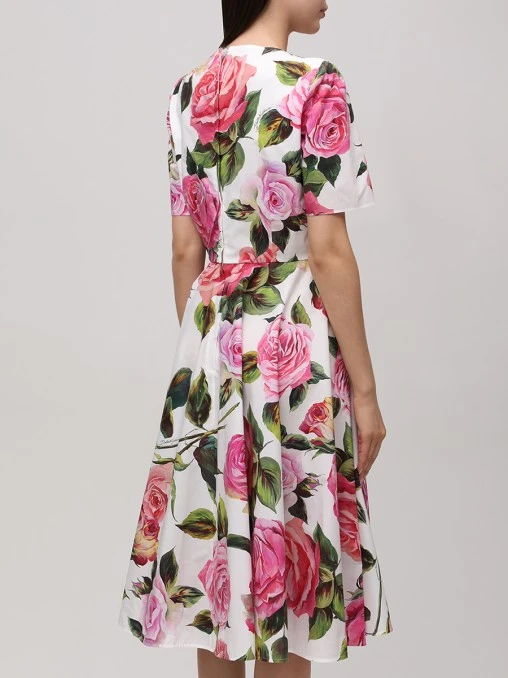 Платье хлопковое DOLCE & GABBANA