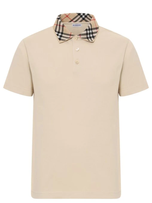 Поло хлопковое BURBERRY