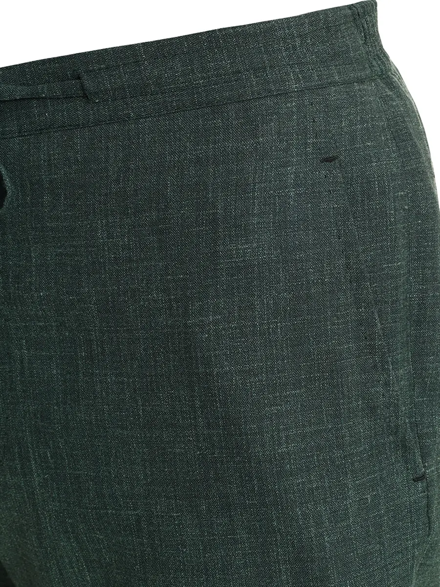 Брюки из шерсти и шелка