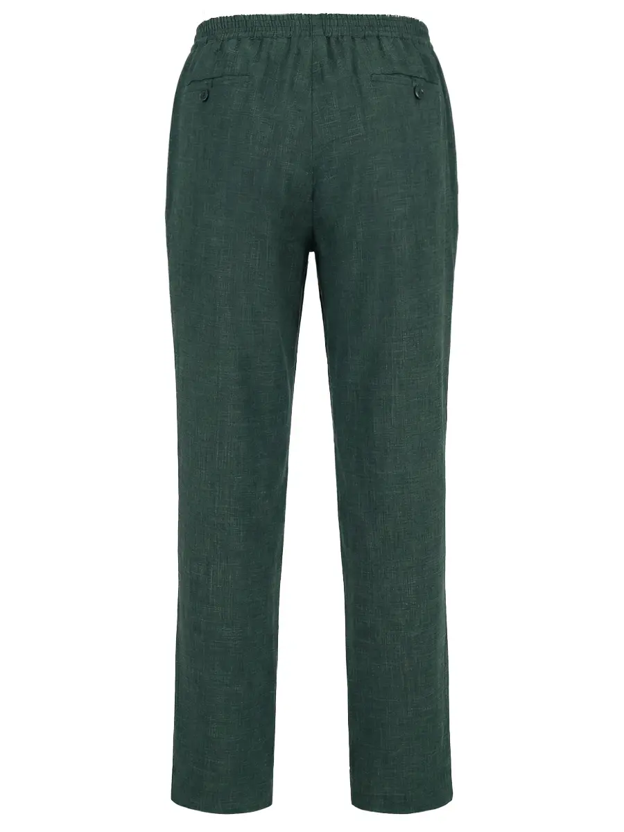 Брюки из шерсти и шелка