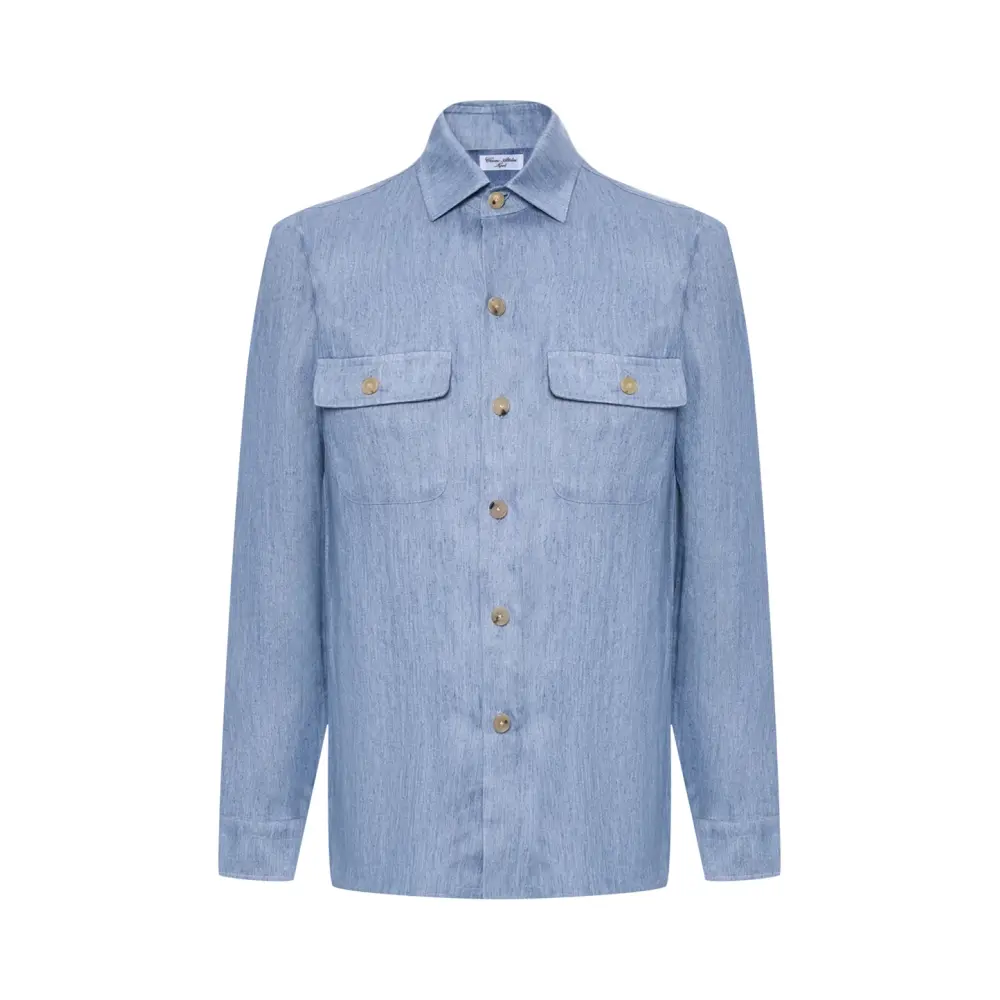Рубашка Regular Fit льняная