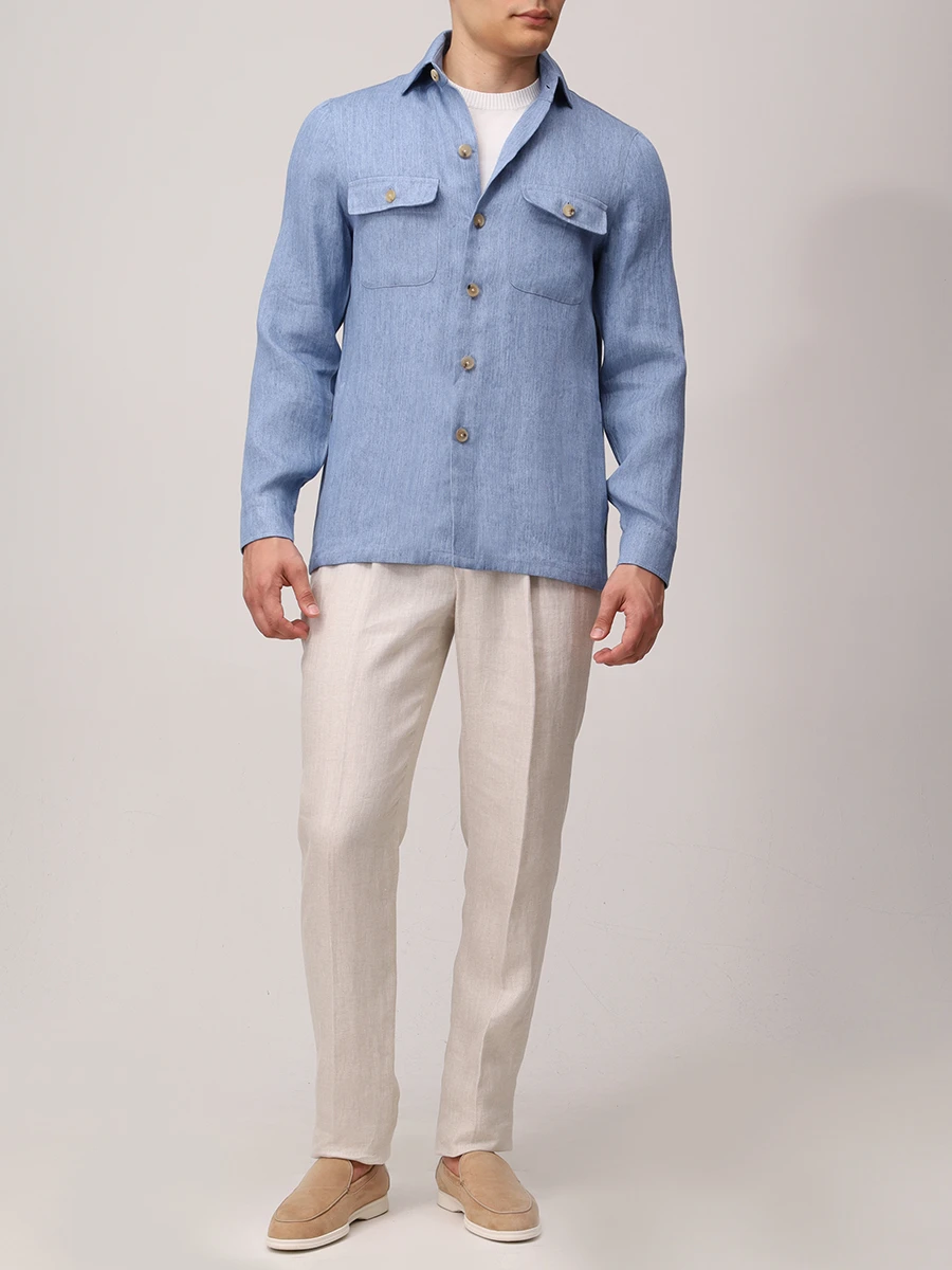 Рубашка Regular Fit льняная