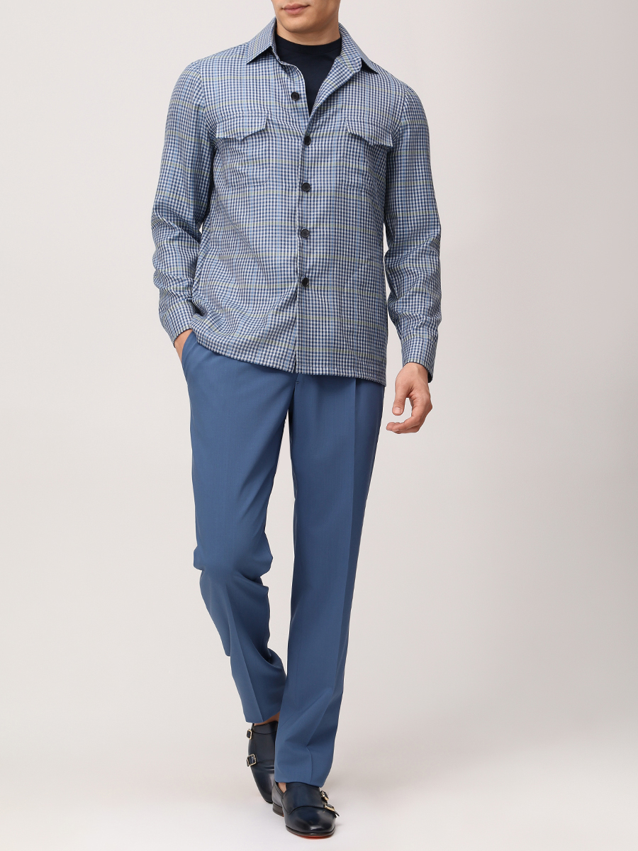 Рубашка Regular Fit кашемировая