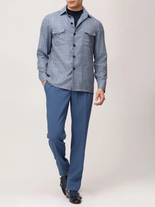 Рубашка Regular Fit кашемировая CESARE ATTOLINI