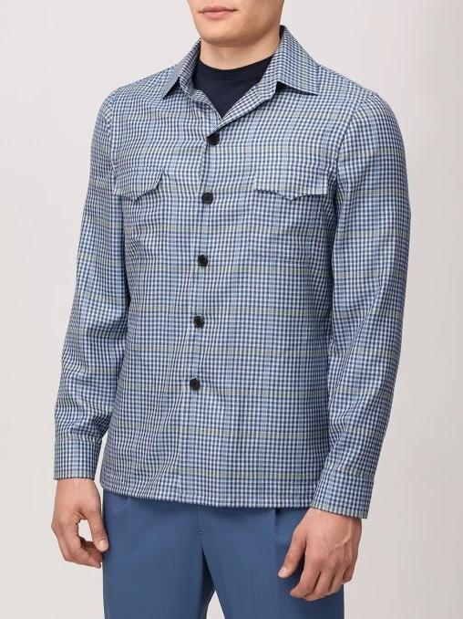 Рубашка Regular Fit кашемировая CESARE ATTOLINI
