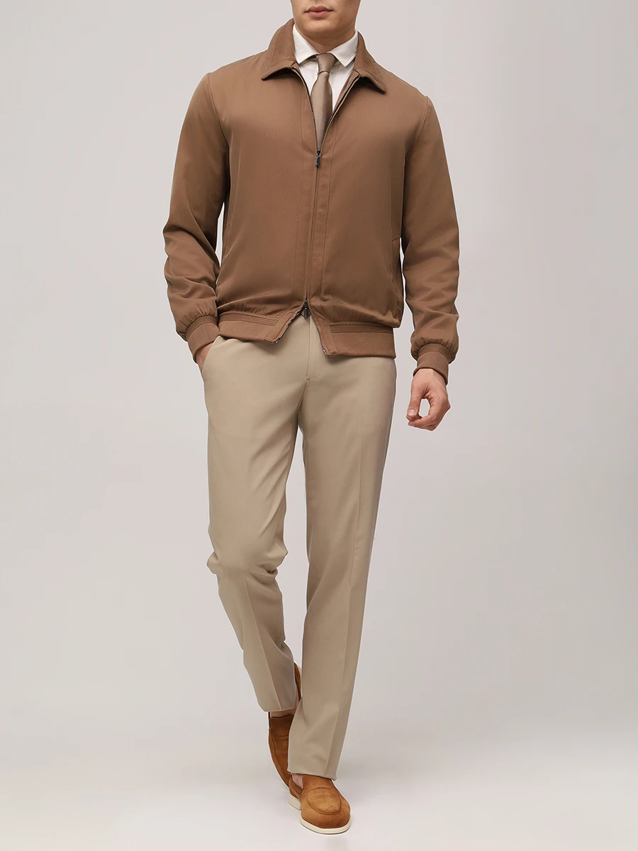 Бомбер из шелка