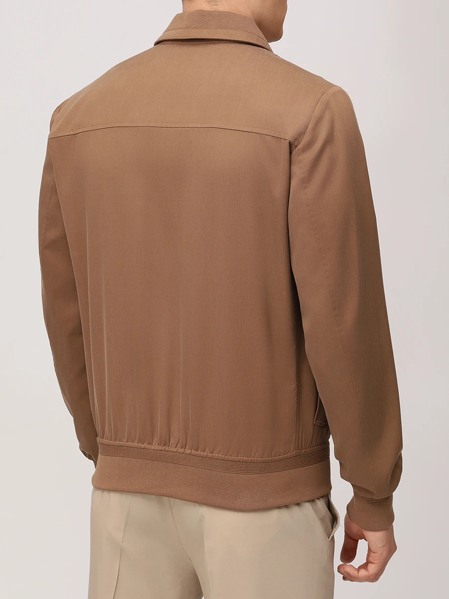 Бомбер из шелка