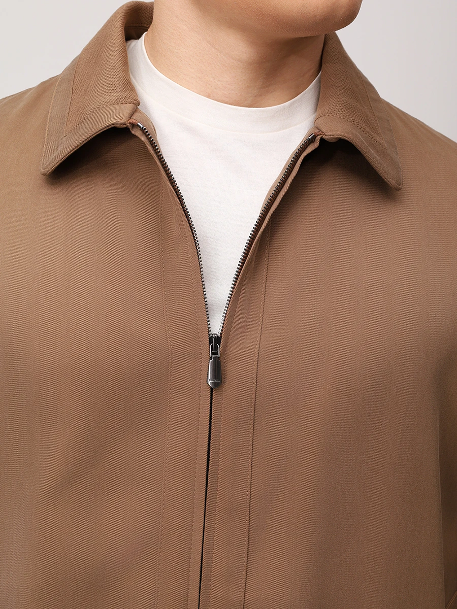 Бомбер из шелка