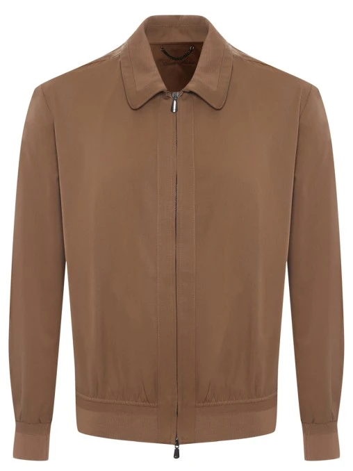 Бомбер из шелка CESARE ATTOLINI