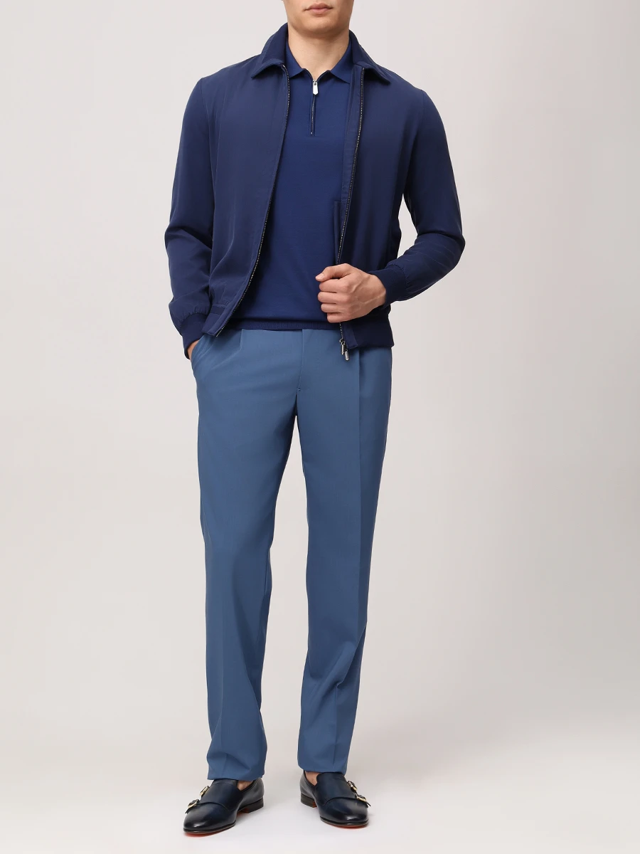 Бомбер из шелка