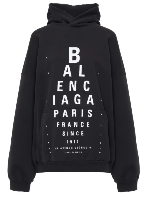 Худи хлопковое BALENCIAGA
