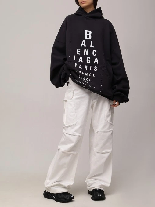 Худи хлопковое BALENCIAGA