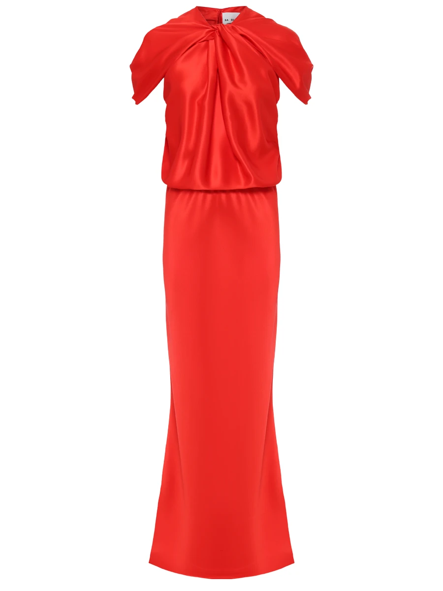 Платье из шелка и вискозы