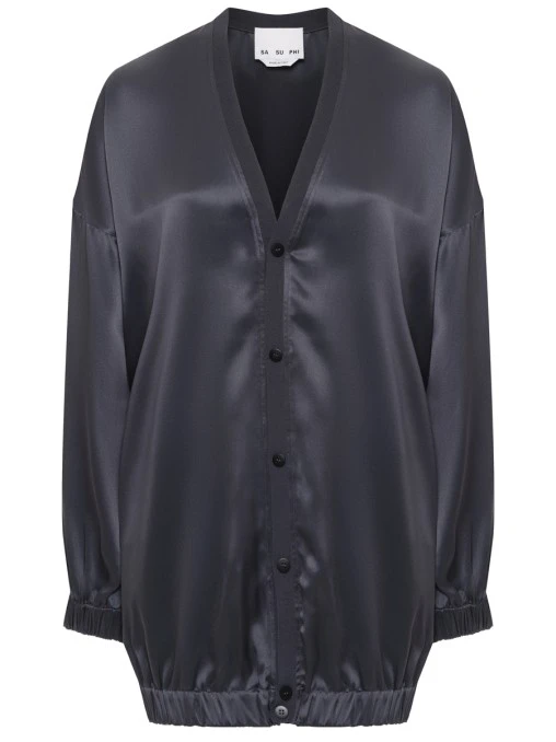 Кардиган из шелка и вискозы SASUPHI