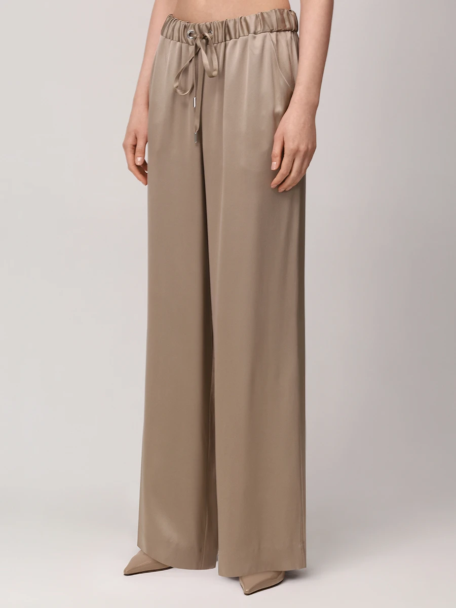 Брюки шелковые