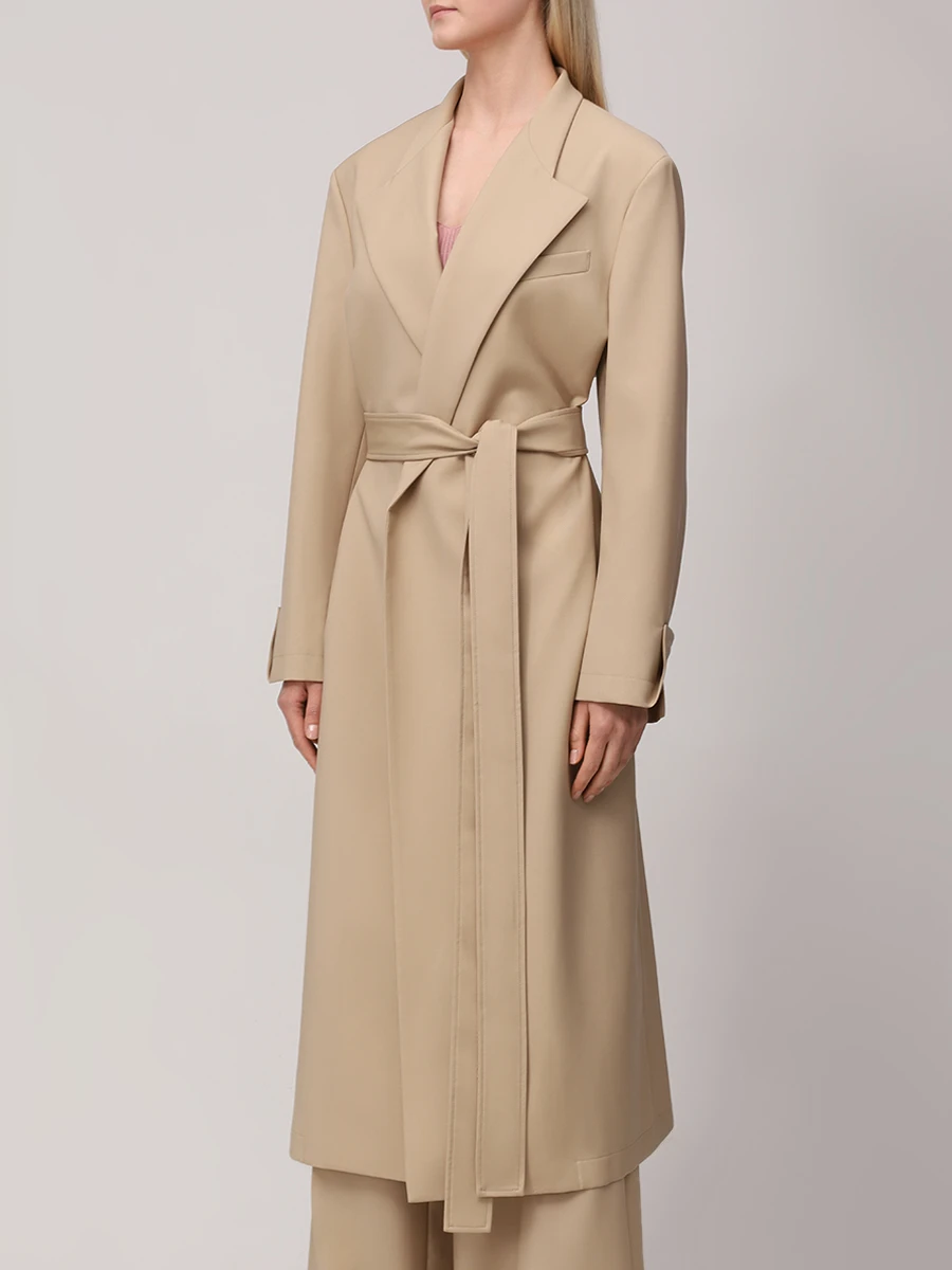 Пальто шерстяное