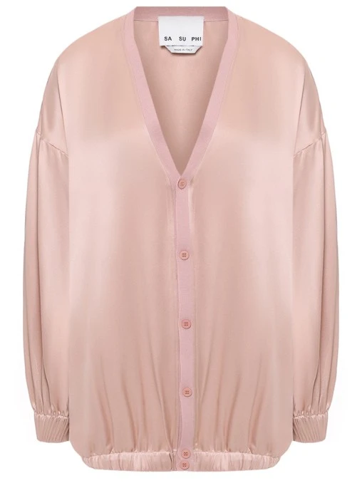 Кардиган из шелка и вискозы SASUPHI
