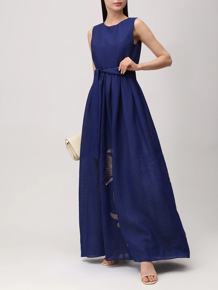 Платье льняное