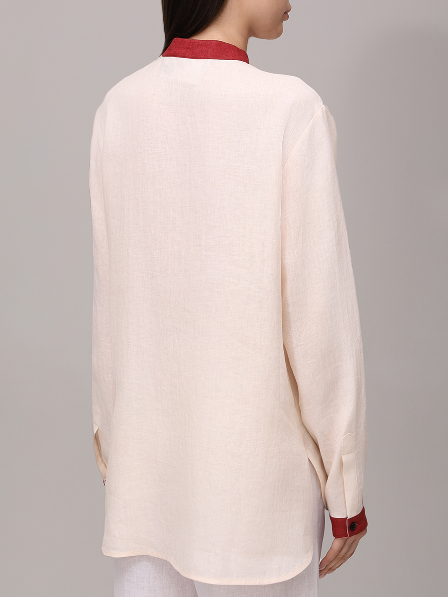 Блуза льняная