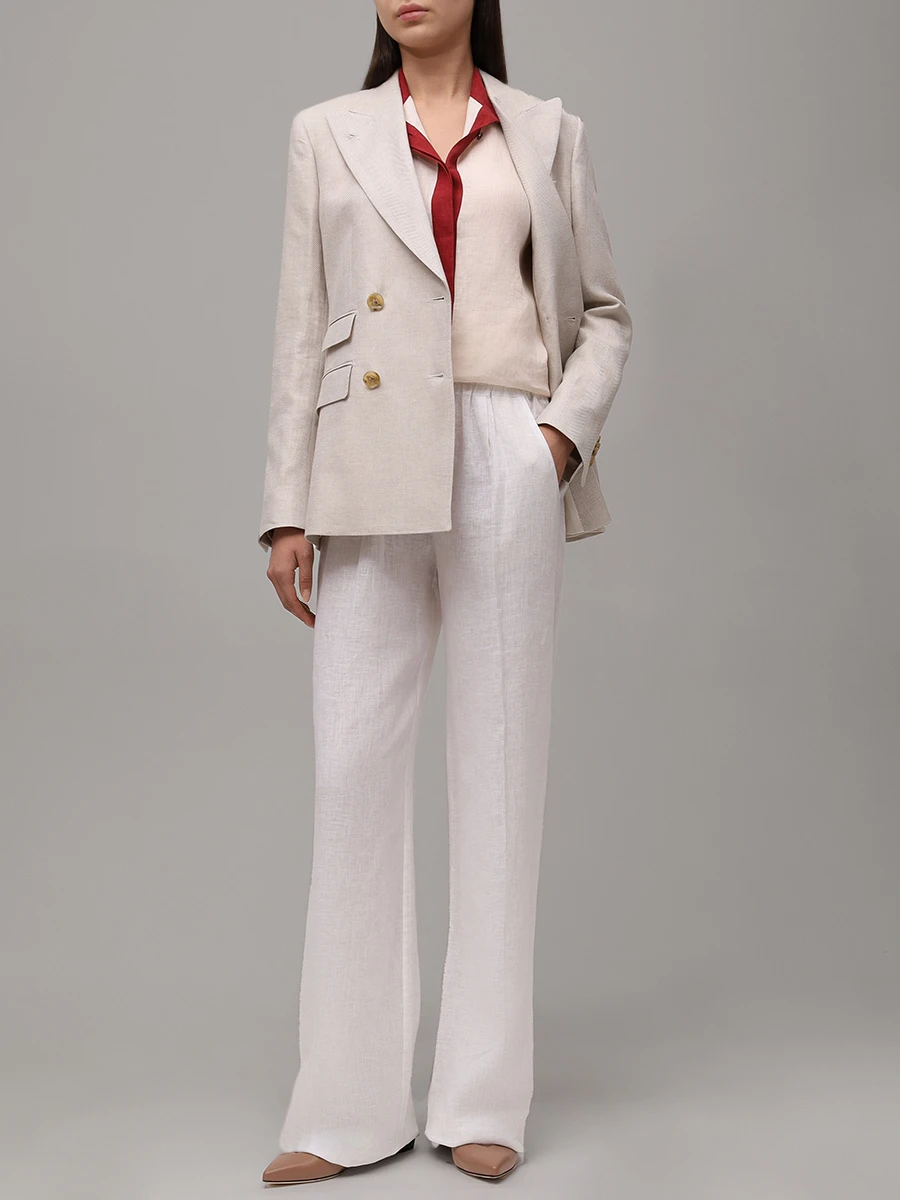 Блуза льняная