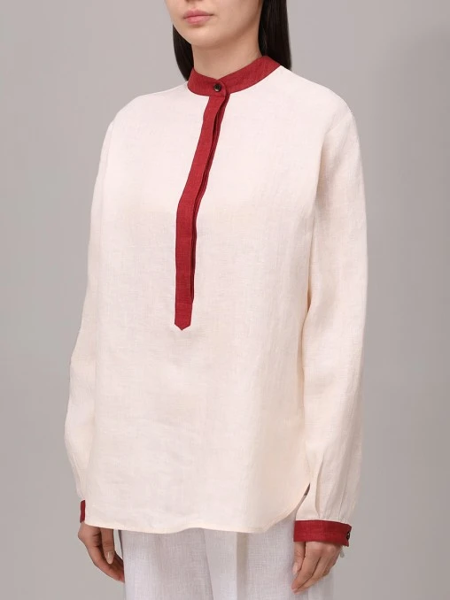 Блуза льняная KITON