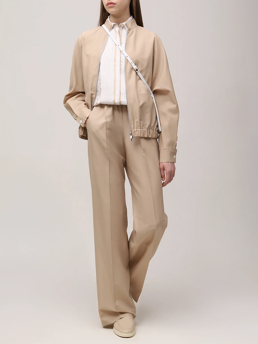 Бомбер шелковый