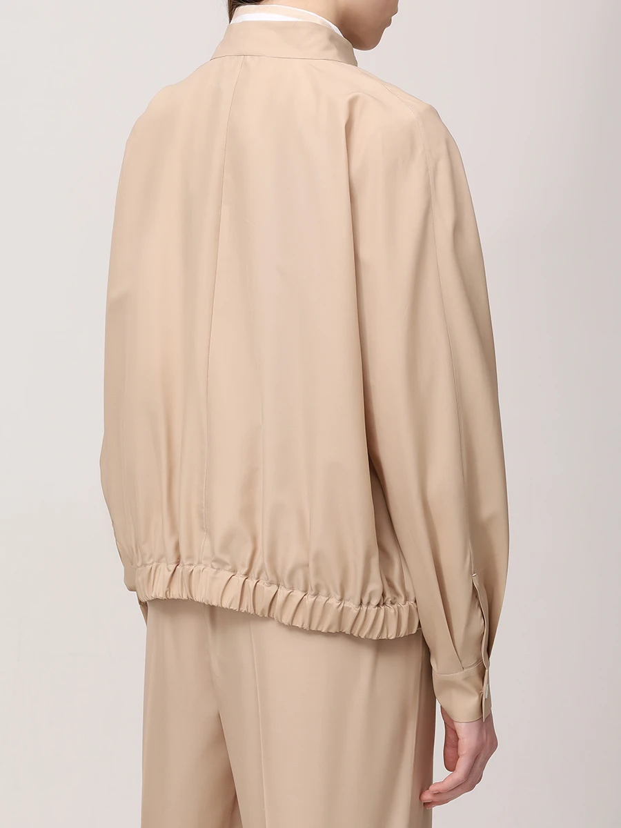 Бомбер шелковый