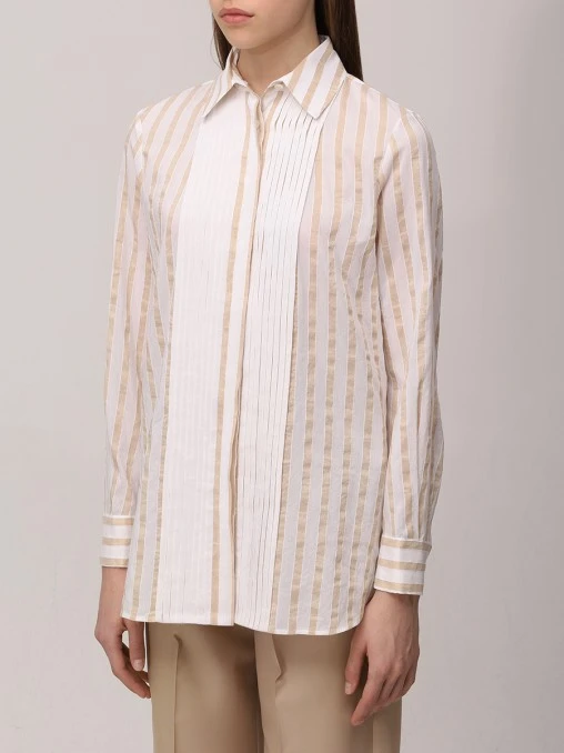 Рубашка в полоску KITON