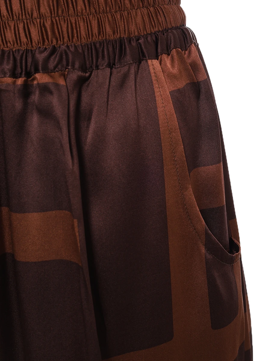 Брюки шелковые