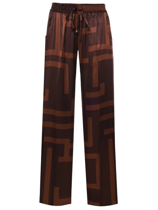 Брюки шелковые KITON