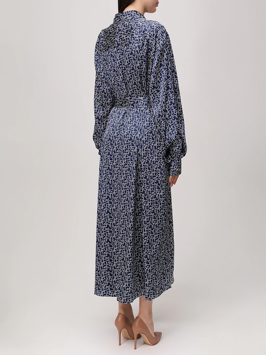 Платье шелковое