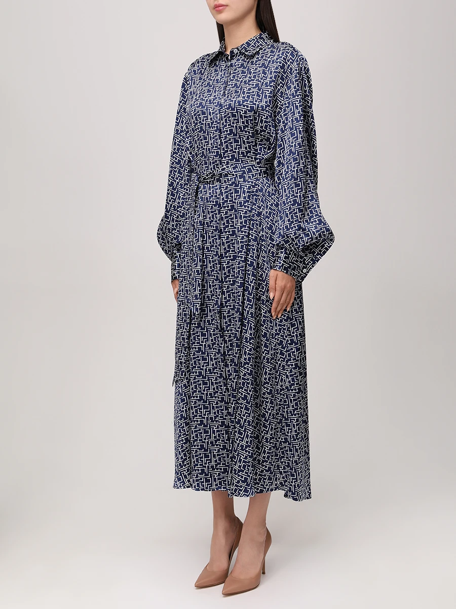 Платье шелковое