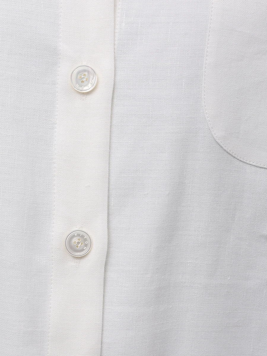 Рубашка изо льна и вискозы