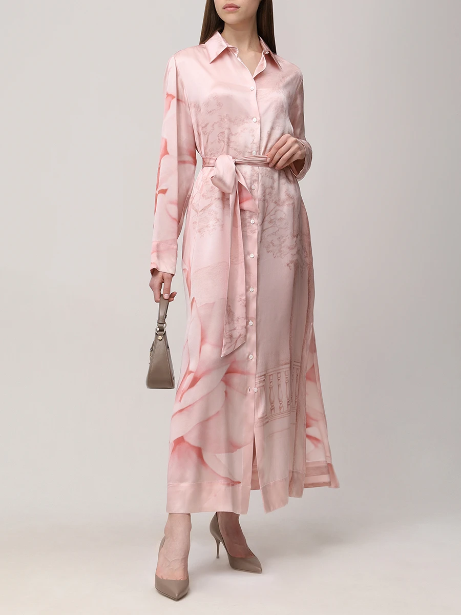 Платье шелковое