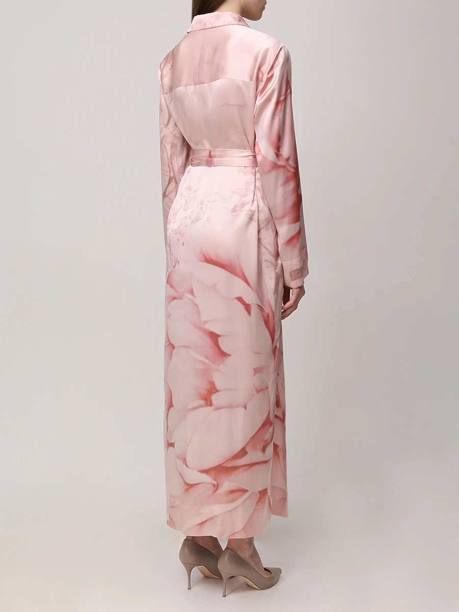 Платье шелковое