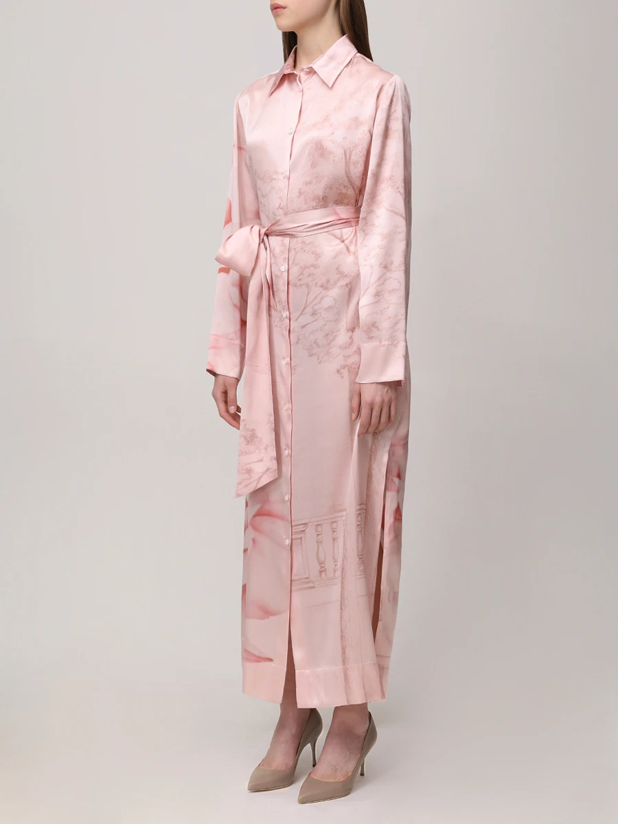 Платье шелковое