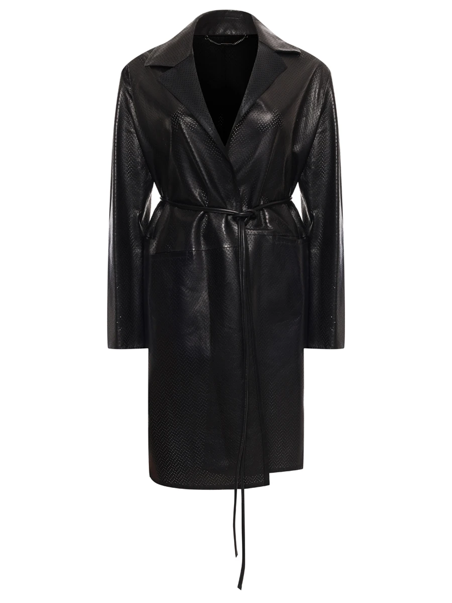 Плащ кожаный