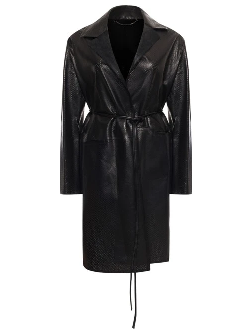 Плащ кожаный KITON