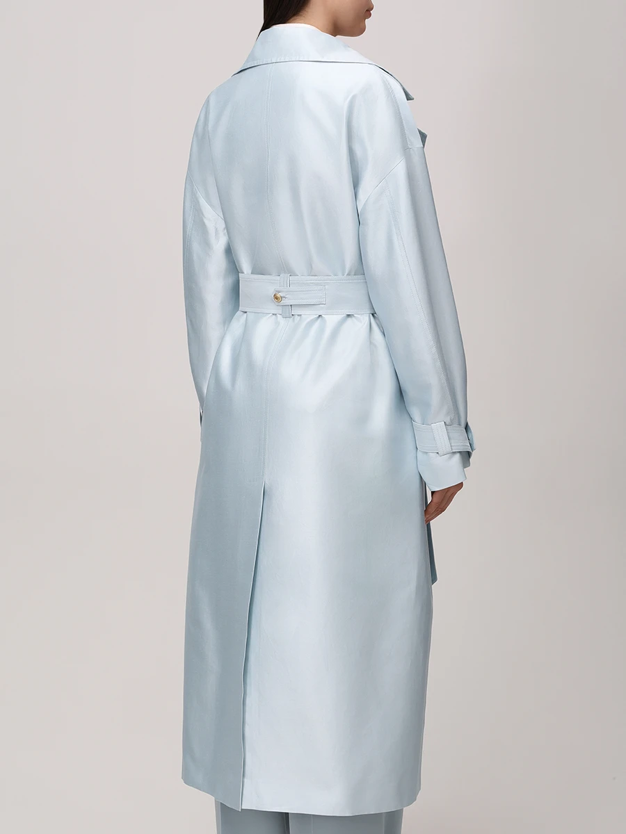 Плащ из хлопка и шелка