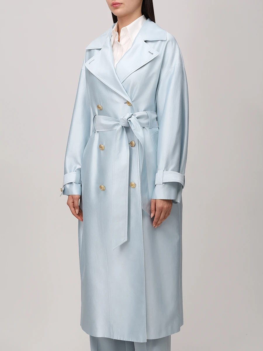 Плащ из хлопка и шелка