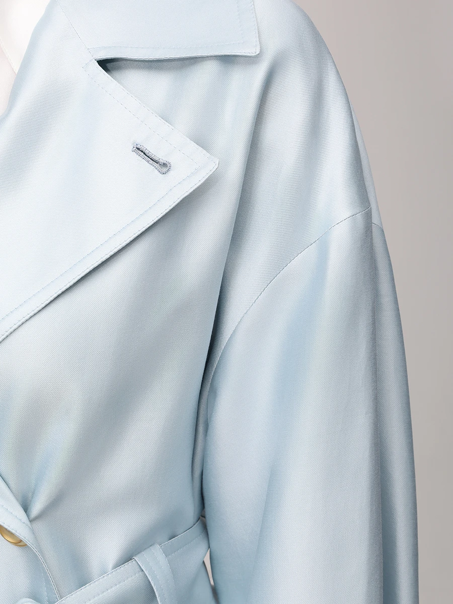 Плащ из хлопка и шелка