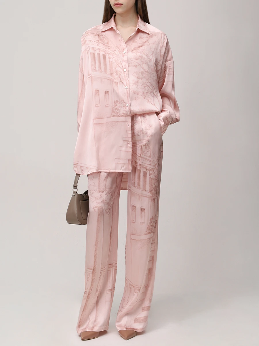 Блуза шелковая