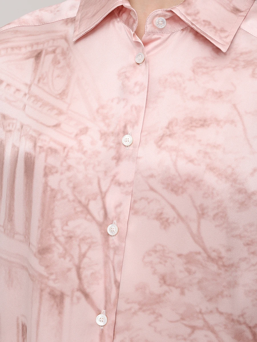 Блуза шелковая