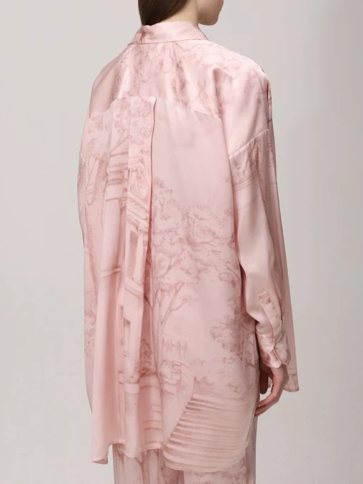 Блуза шелковая KITON