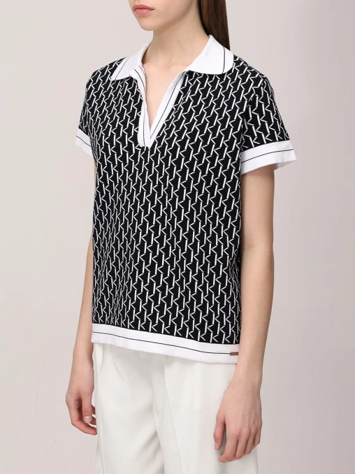 Поло хлопковое KITON