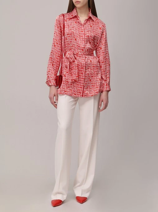 Блуза шелковая KITON