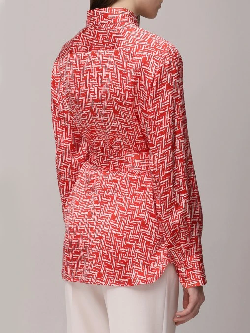 Блуза шелковая KITON